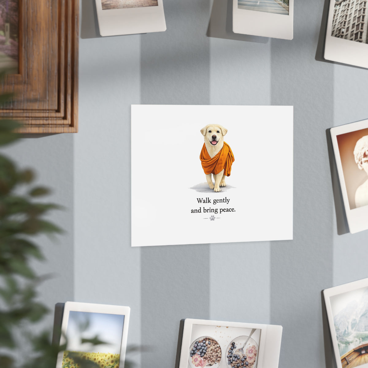 Walk Gently and Bring Peace – Aloka Poster