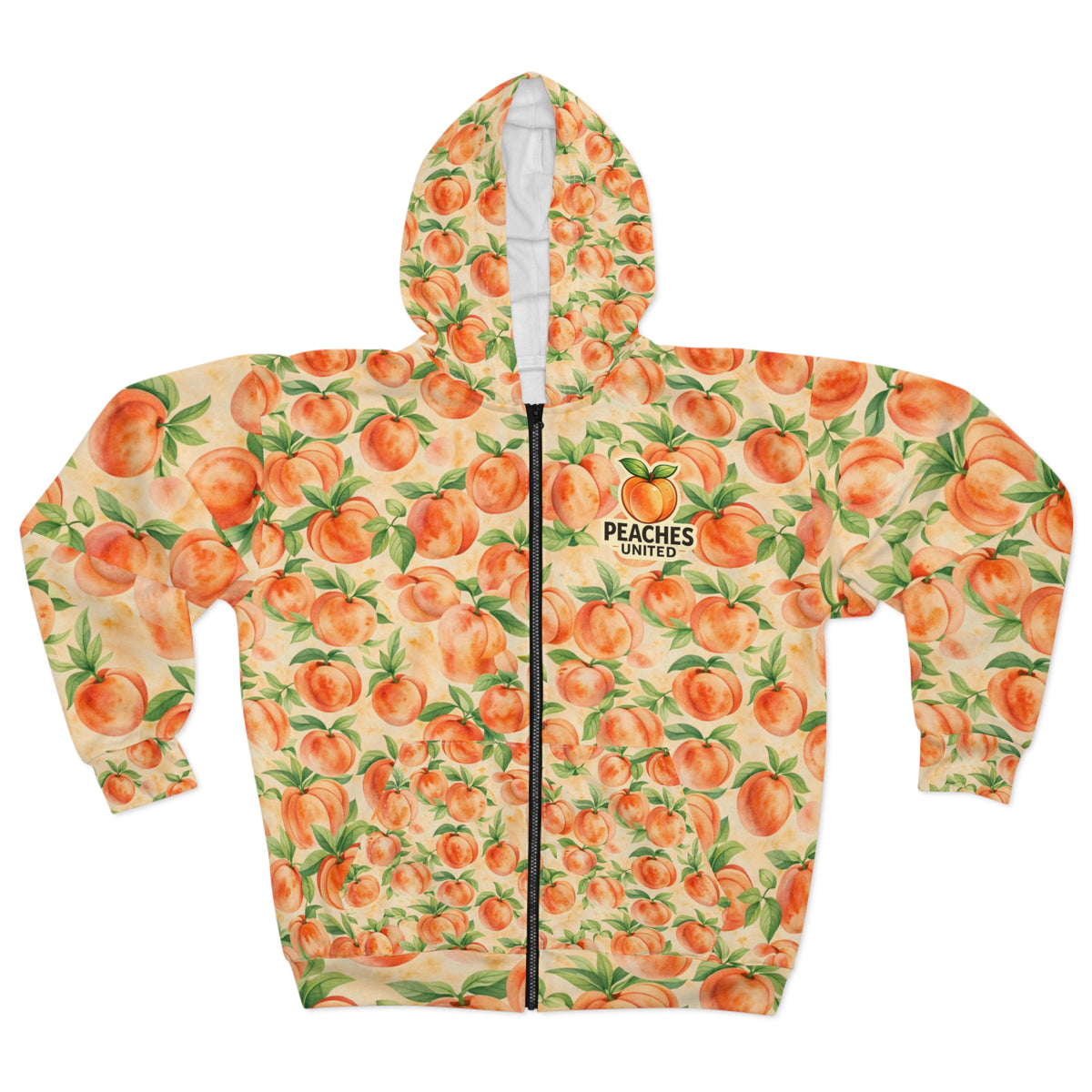 Peaches United “Join the Movement” Zip Hoodie – Kindness Is Contagious