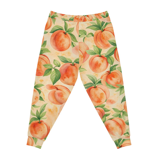 Peaches United “Be A Peach” Joggers – Share The Sweetness All-Over Print Pants