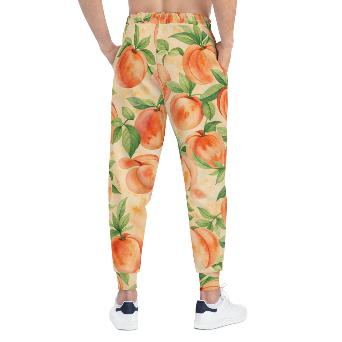 Peaches United “Be A Peach” Joggers – Share The Sweetness All-Over Print Pants